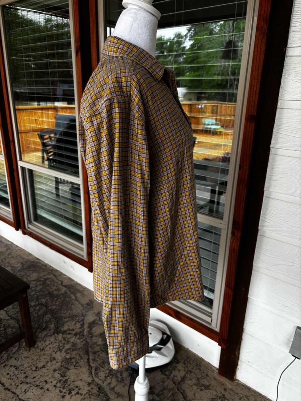 Patagonia Organic Cotton Plaid Button Front Shirt Men’s Medium M Long Sleeve - Picture 4 of 9
